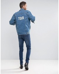 blaue Jeansjacke von Reclaimed Vintage