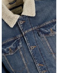 blaue Jeansjacke von Jack & Jones