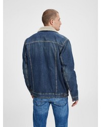 blaue Jeansjacke von Jack & Jones