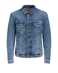 blaue Jeansjacke von Jack & Jones