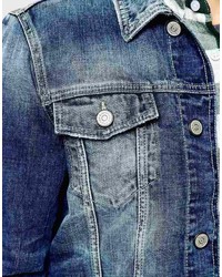 blaue Jeansjacke von Jack and Jones