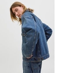 blaue Jeansjacke von Jack & Jones