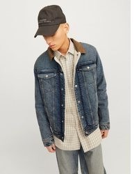blaue Jeansjacke von Jack & Jones
