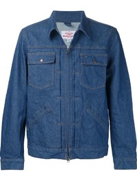 blaue Jeansjacke