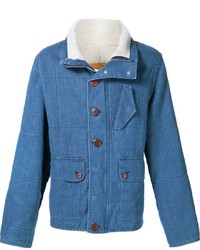 blaue Jeansjacke