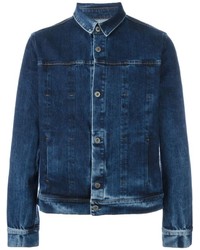 blaue Jeansjacke