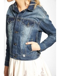 blaue Jeansjacke von khujo