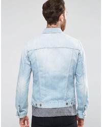 blaue Jeansjacke von Wrangler