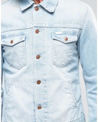 blaue Jeansjacke von Wrangler