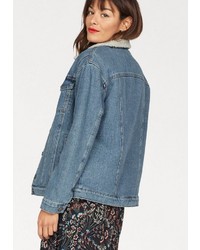 blaue Jeansjacke von Mavi