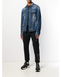 blaue Jeansjacke von Philipp Plein