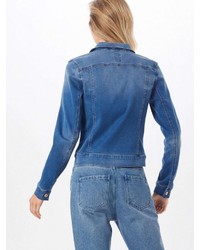 blaue Jeansjacke von Only