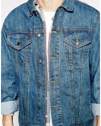 blaue Jeansjacke von Reclaimed Vintage