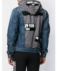 blaue Jeansjacke von Philipp Plein