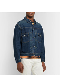 blaue Jeansjacke von orSlow