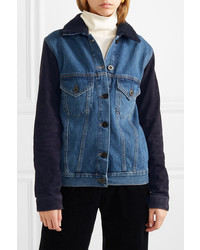 blaue Jeansjacke von Victoria Victoria Beckham