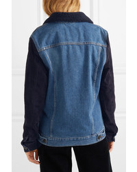 blaue Jeansjacke von Victoria Victoria Beckham