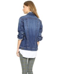 blaue Jeansjacke von Current/Elliott