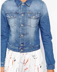 blaue Jeansjacke von Diesel