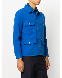 blaue Jeansjacke von AMI Alexandre Mattiussi