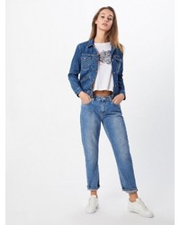 blaue Jeansjacke von Wrangler