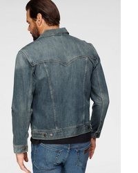 blaue Jeansjacke von Wrangler