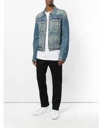 blaue Jeansjacke von Helmut Lang