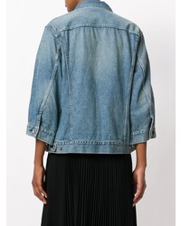 blaue Jeansjacke von Sacai