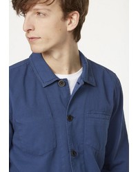 blaue Shirtjacke aus Jeans von Armedangels