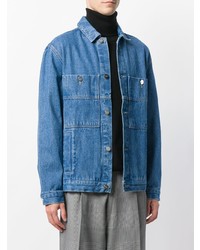 blaue Shirtjacke aus Jeans von Études