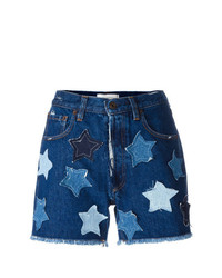 blaue Jeansshorts mit Sternenmuster von Faith Connexion
