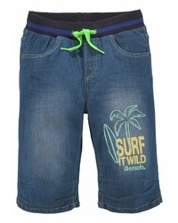 blaue Jeansshorts von Bench