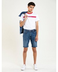 blaue Jeansshorts von Big Star