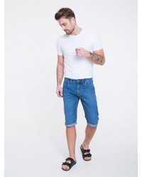 blaue Jeansshorts von Big Star