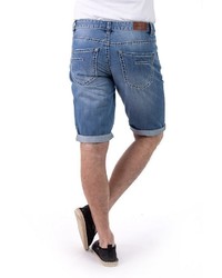 blaue Jeansshorts von BLUE MONKEY