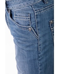 blaue Jeansshorts von BLUE MONKEY