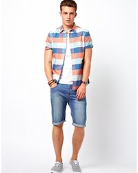 blaue Jeansshorts von Asos