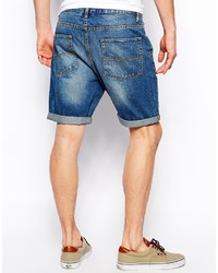 blaue Jeansshorts von Asos