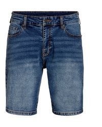 blaue Jeansshorts von Buffalo