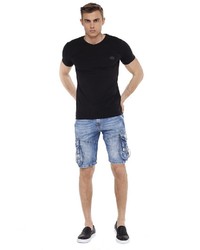 blaue Jeansshorts von Cipo & Baxx