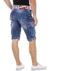 blaue Jeansshorts von Cipo & Baxx