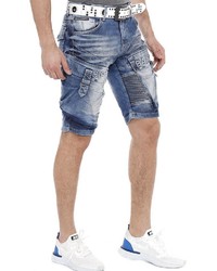 blaue Jeansshorts von Cipo & Baxx