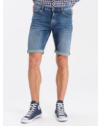 blaue Jeansshorts von Cross Jeans