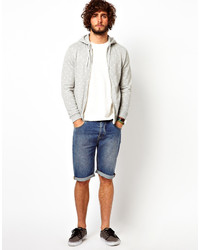 blaue Jeansshorts von Asos