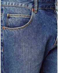 blaue Jeansshorts von Asos