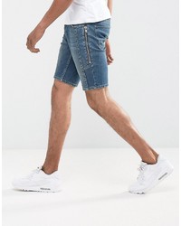 blaue Jeansshorts von Asos