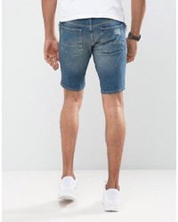 blaue Jeansshorts von Asos