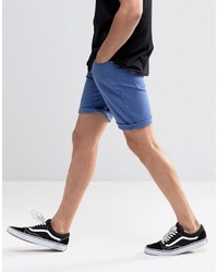 blaue Jeansshorts von Asos