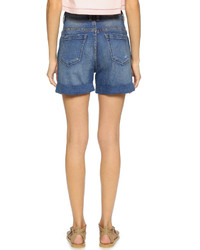 blaue Jeansshorts von Blank