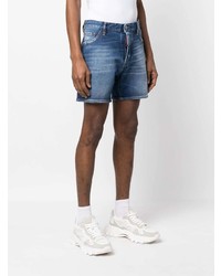 blaue Jeansshorts von DSQUARED2